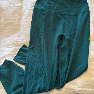 YPB Green Leggings and Sports Bra Workout Set